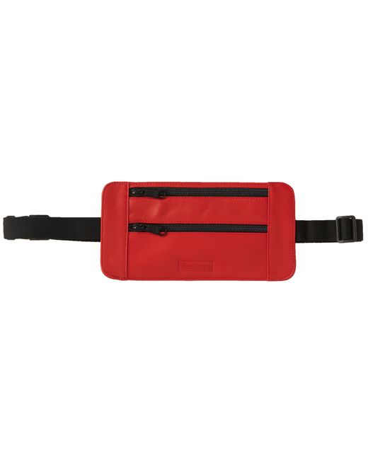 Supreme Leather Waist/shoulder Pouch Red in Red - Lyst