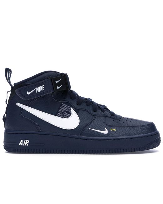 Nike Air Force 1 Mid Utility Obsidian in Blue for Men - Lyst