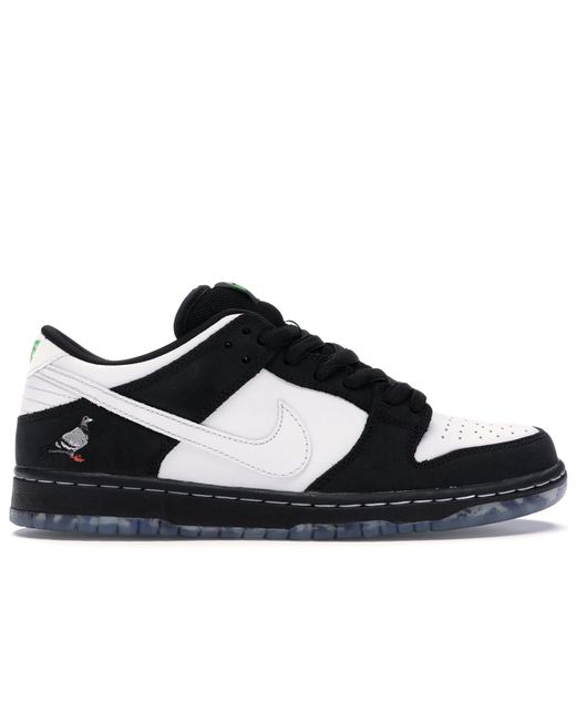 Nike Sb Dunk Low Staple Panda Pigeon in Black for Men - Lyst