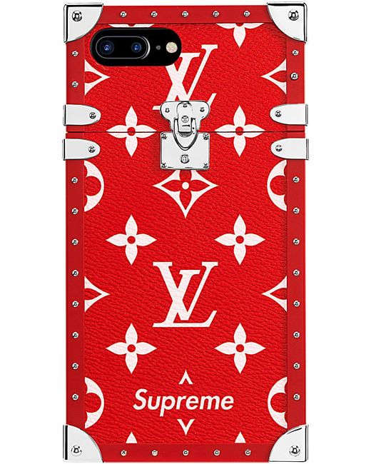 Lyst - Supreme Louis Vuitton X Iphone 7 Plus Eye Trunk Red in Red