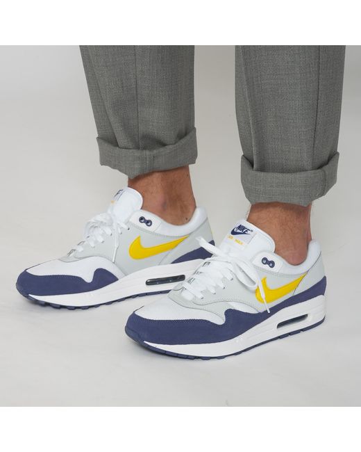 nike air max 1 white yellow blue nike air max 1 white yellow blue
