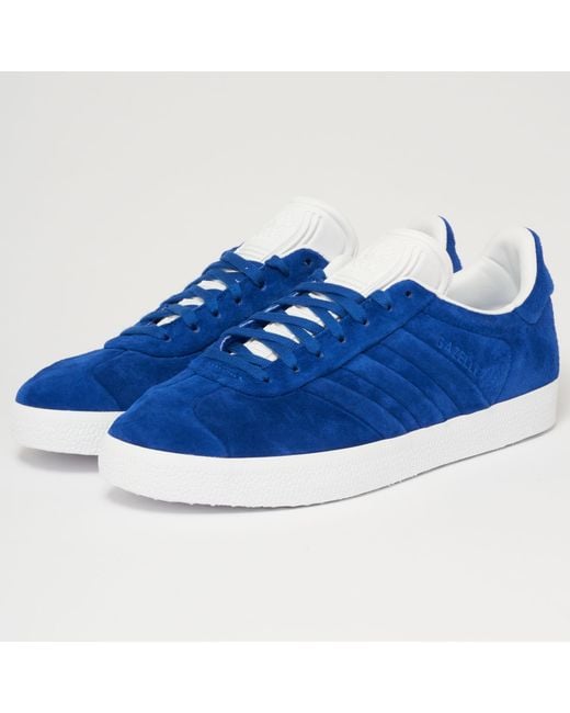 lyst adidas originali gazzella stitch e collegiale royal lyst adidas originali gazzella stitch e collegiale royal