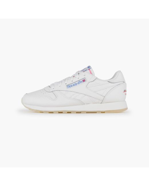 Reebok Classic Leather Womens in White - Lyst