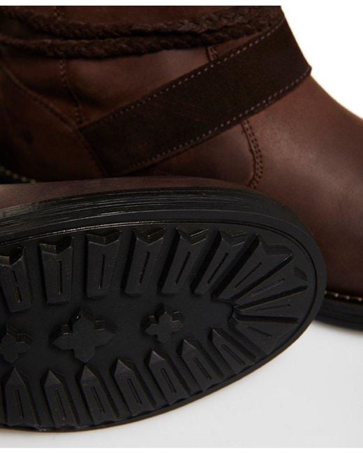 superdry hurbis biker boot