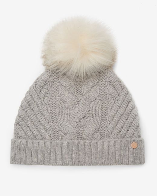 pom pom gray trim Grey Bobble Pom  baker pom Ted in Hat Lyst