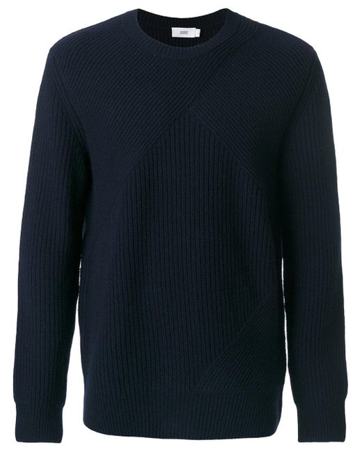 Closed Ribbed Knit Jumper in Blue for Men - Save 22% | Lyst