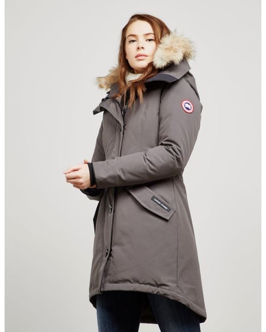 Lyst - Canada Goose Womens Rossclair Padded Parka Jacket Grey in Gray