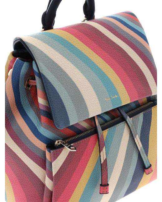 Paul Smith Swirl Multicolor Backpack - Lyst