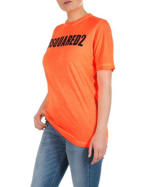 dsquared pullover orange