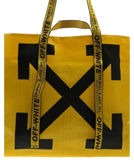 off white yellow purse strap