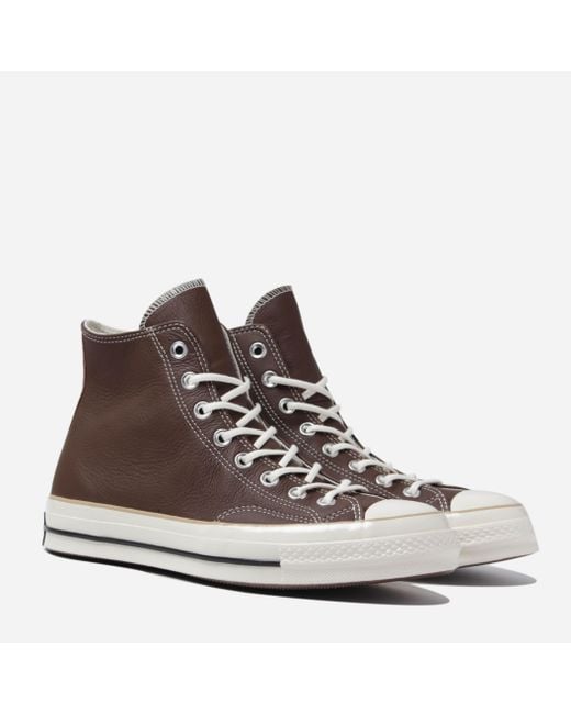 Lyst - Converse Chuck Taylor All Star 70 Hi Leather in Brown for Men