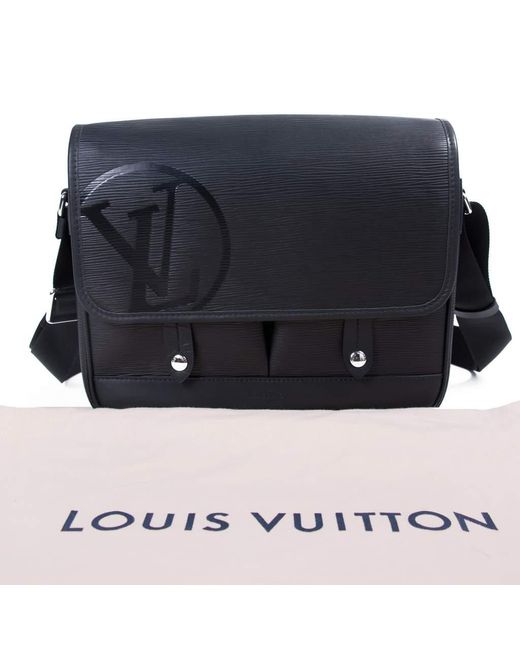 Louis Vuitton Black Epi Leather Downtown Pm Messenger Bag for Men - Lyst