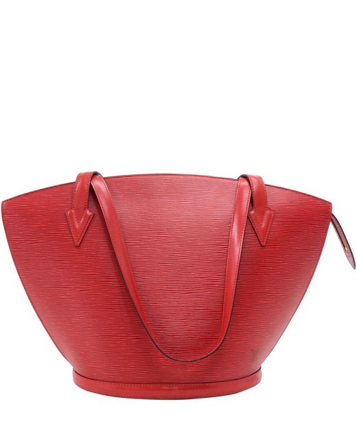 Lyst - Louis Vuitton Red Epi Leather Saint Jacques Gm Bag in Red