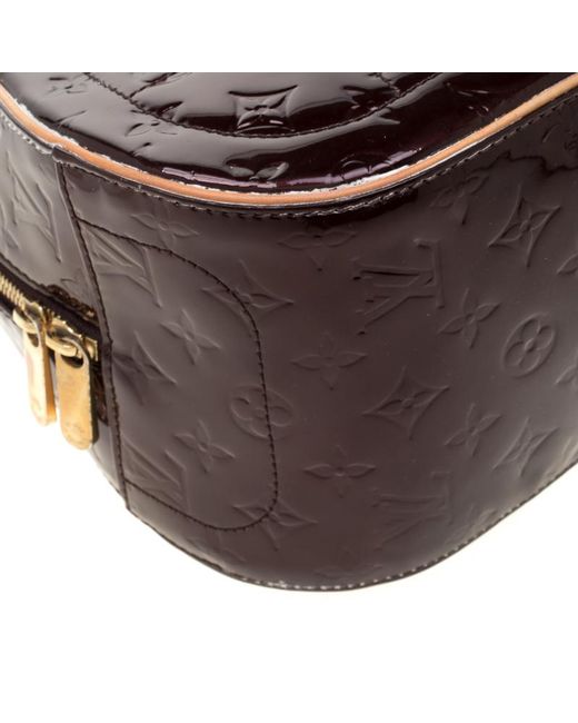 Louis Vuitton Amarante Monogram Vernis Summit Drive Bag in Black - Lyst