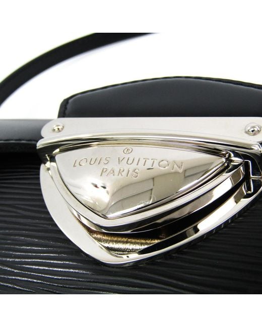 Louis Vuitton Noir Epi Leather Montaigne Clutch Bag in Black - Lyst
