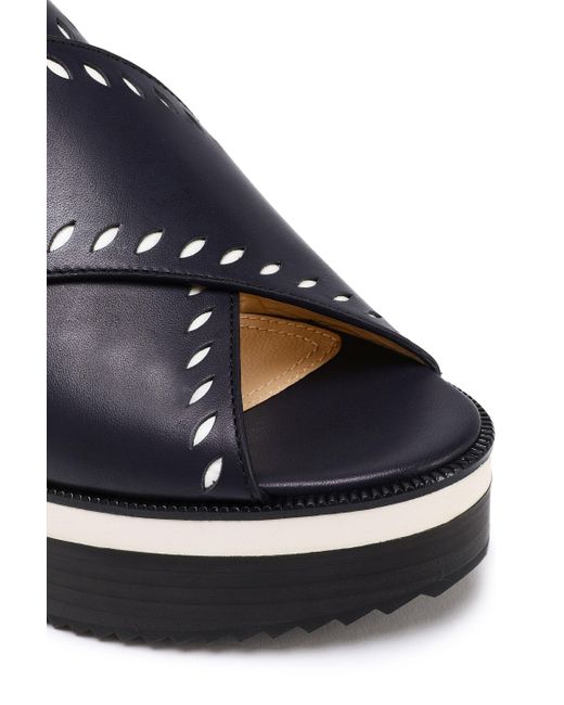 jil sander wedge sandals