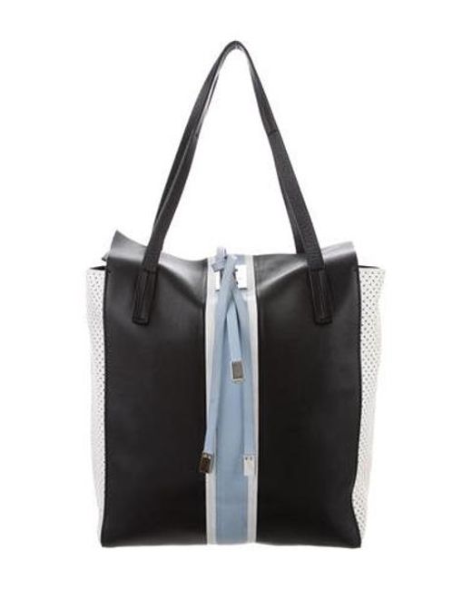 Lyst Michael Kors Leather Miranda Bag Black In Metallic Michael Kors Metallic Leather Miranda Bag Black Lyst
