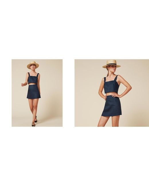 for is sunglasses what the called strap Reformation in (navy) Natural Piece   Two Braelynn Lyst