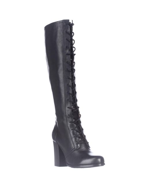 Frye Parker Tall Lace Up Boots In Black Save 38 Lyst