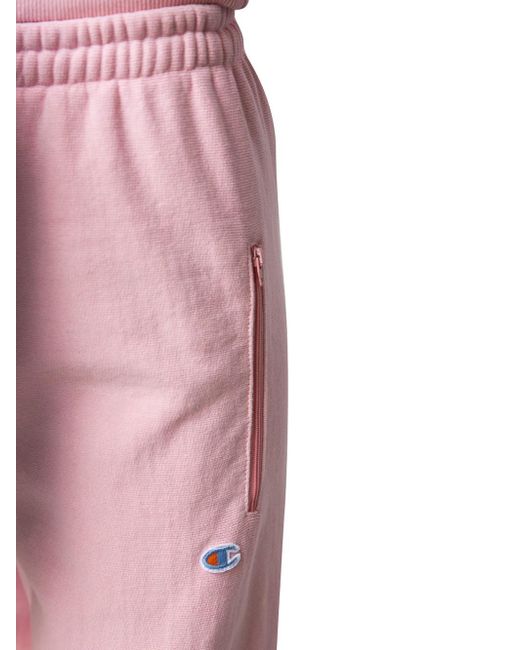 Vetements X Champion Sweatpants in Pink | Lyst