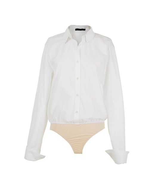 oxford shirt bodysuit