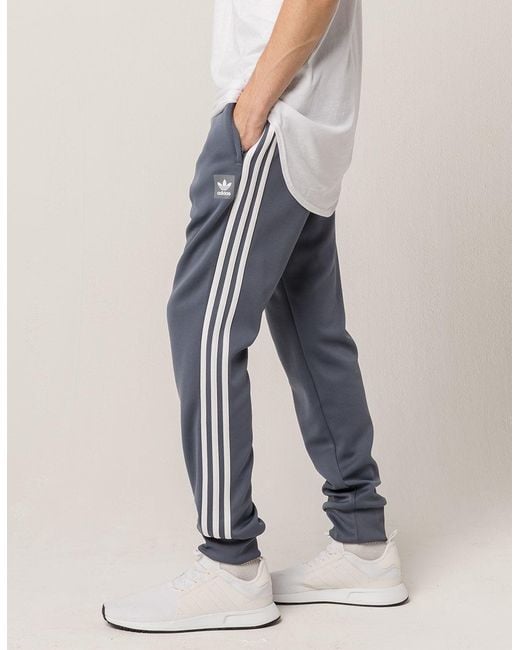 Lyst - Adidas 3 Stripe Blackbird Mens Sweatpants in Gray for Men