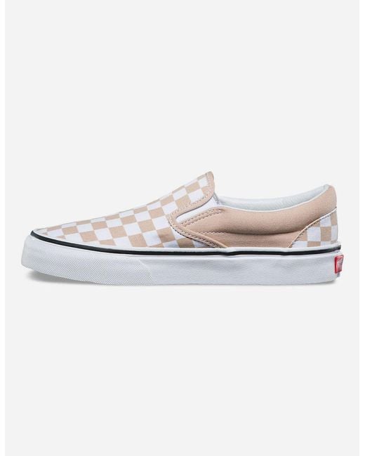 vans classic slip on trainers frappe true white checkerboard vans classic slip on trainers frappe true white checkerboard