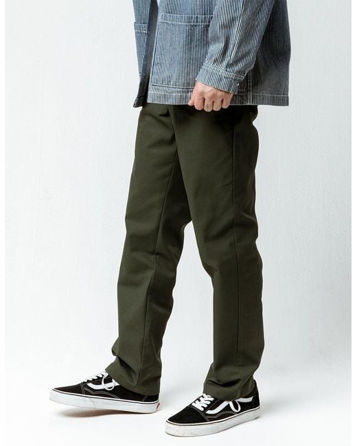 Dickies Synthetic 850 Slim Taper Flex Olive Mens Pants in Green for Men ...