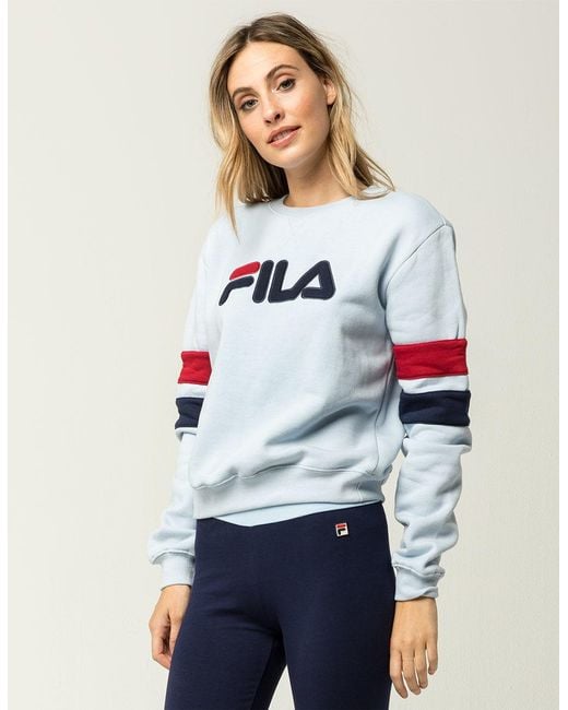 fila white sweatshirt women's