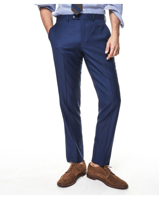 Lyst - Todd Snyder Sutton Suit Pant In Italian Blue Wool Twill in Blue ...