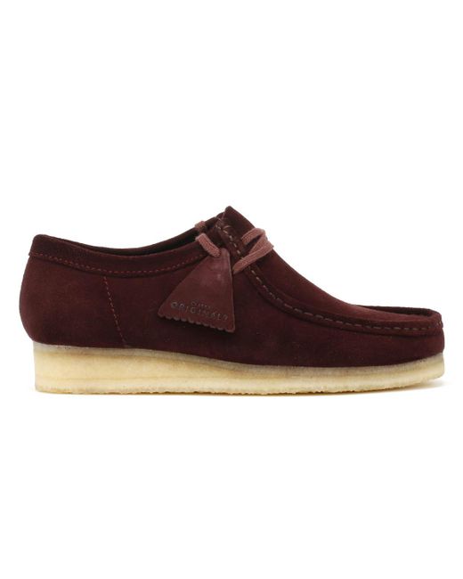 Lyst Clarks Originals Wallabee Mens Burgundy Shoes for Men