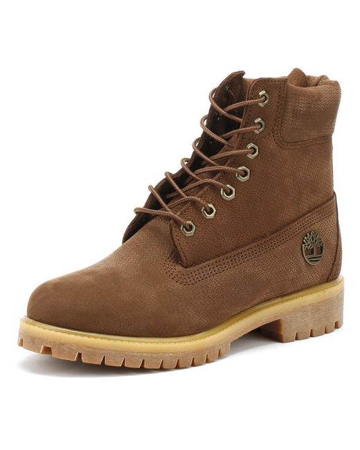 Timberland Mens Potting Soil Brown 6 Inch Premium Boots in Brown for ...