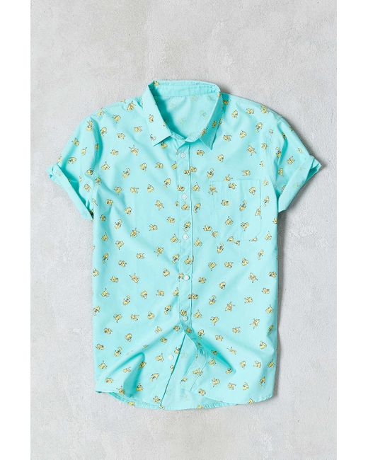 pikachu button down