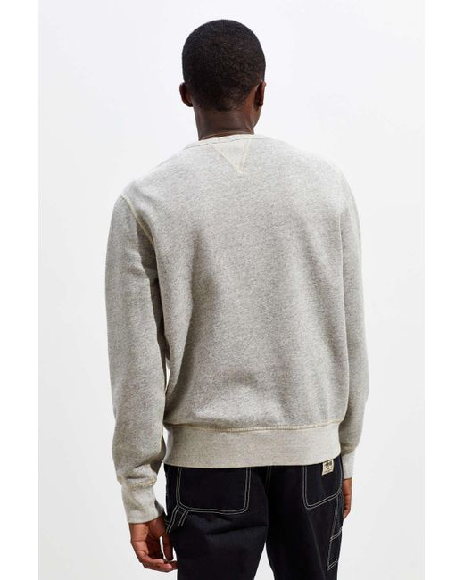 ralph lauren grey crew neck sweatshirt