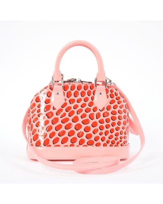 Louis Vuitton Alma Bb Pink Leather Handbag in Pink - Lyst