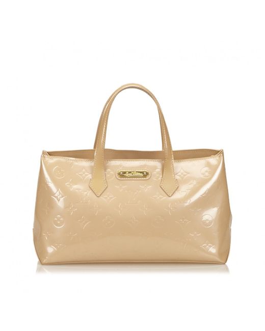 Lyst - Louis Vuitton Pink Patent Leather Handbag in Pink