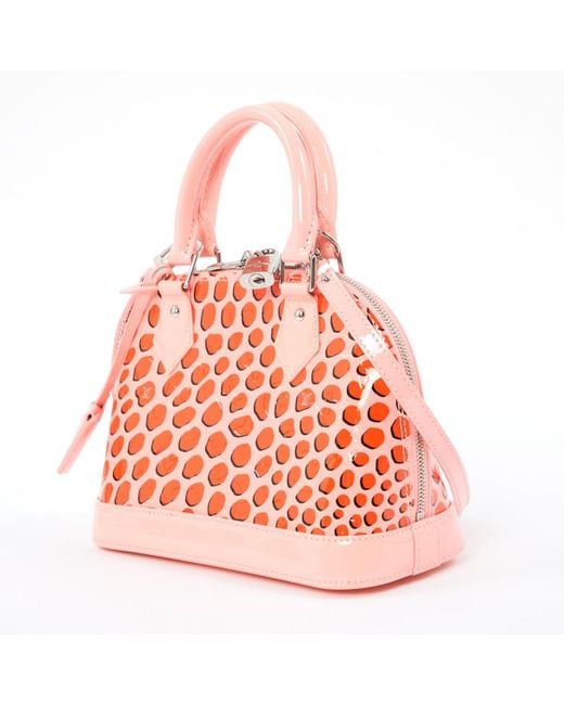 Louis Vuitton Alma Bb Pink Leather Handbag in Pink - Lyst
