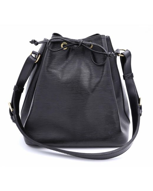 Louis Vuitton Pre-owned Vintage Noé Black Leather Handbags in Black - Lyst