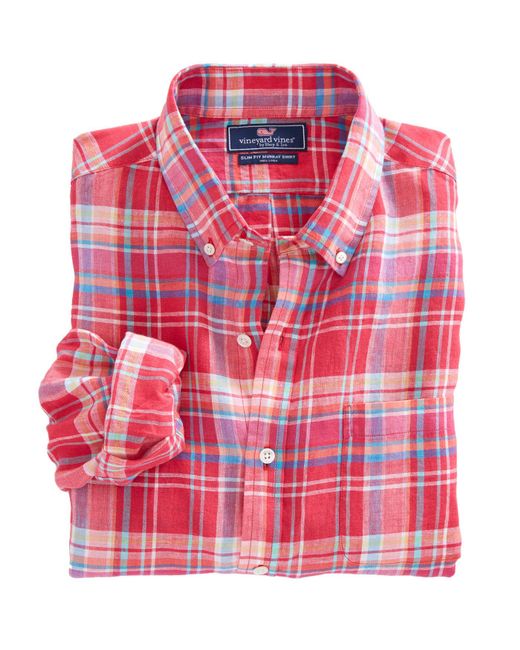 vineyard vines plaid shirt