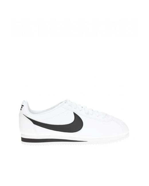 Nike Leather 'cortez' Sneakers in White for Men - Lyst
