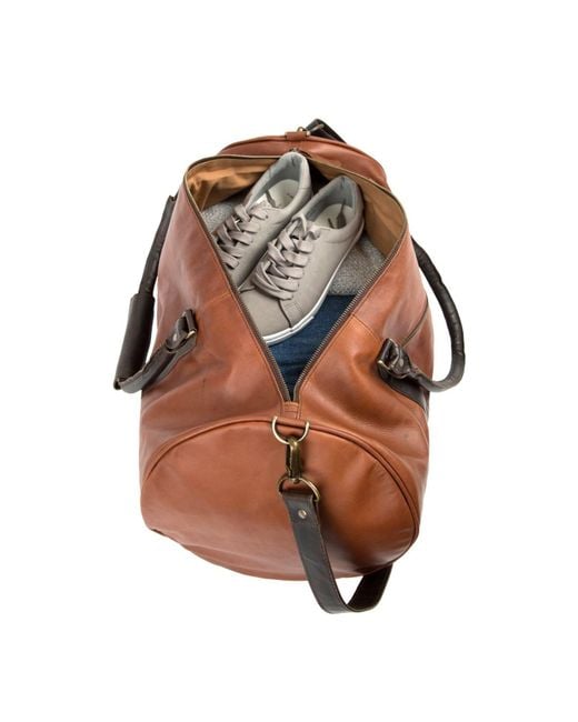 Download Lyst - Mahi Leather Overnight/gym Bag In Vintage Brown ...