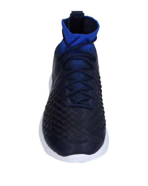 nike high top shoes blue