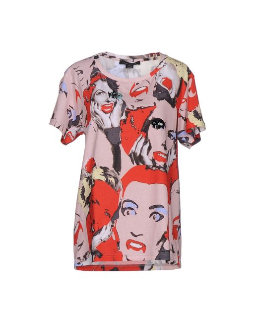 pink and white marc jacobs shirt