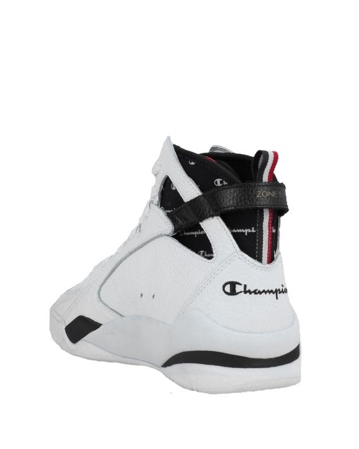 Champion Leather High-tops & Sneakers in White for Men - Lyst