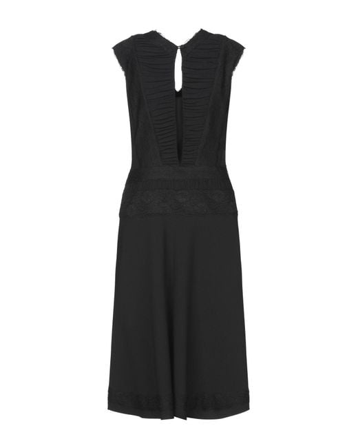 Moschino Synthetic Knee-length Dress in Black - Lyst
