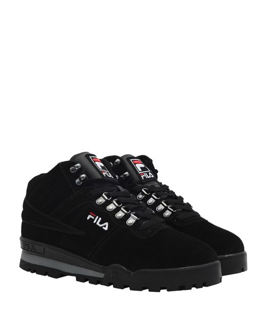 Fila Suede High-tops & Sneakers in Black for Men - Save 1% - Lyst