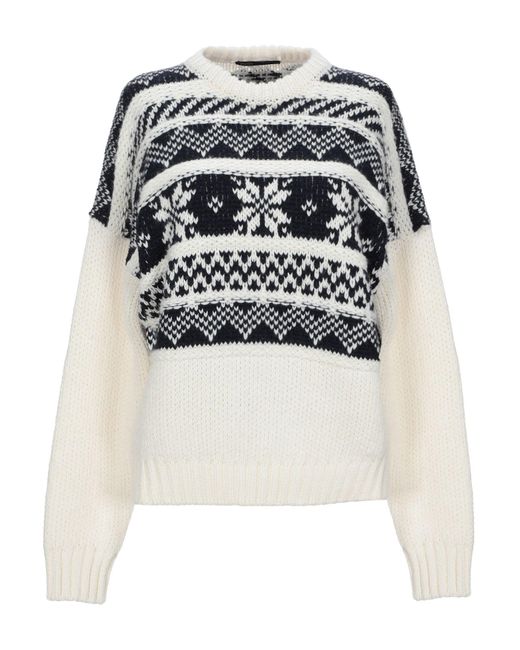 Maje Synthetic Jumper in White - Lyst