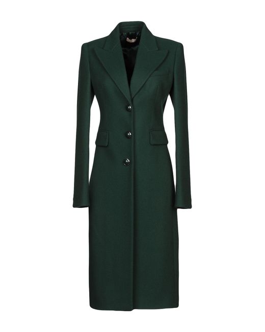 Michael Kors Coat in Green - Lyst