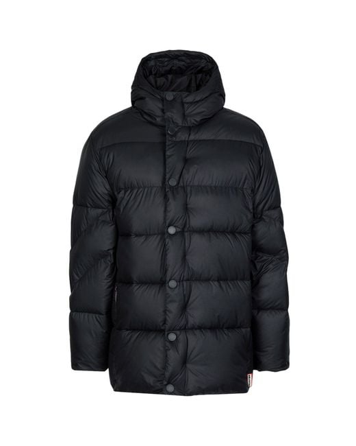 HUNTER Synthetic Down Jacket in Black for Men Lyst
