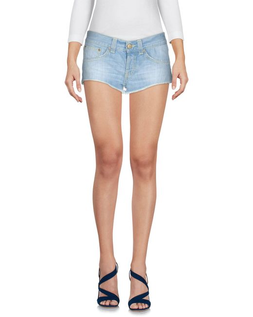 Lyst - Dondup Denim Shorts in Blue